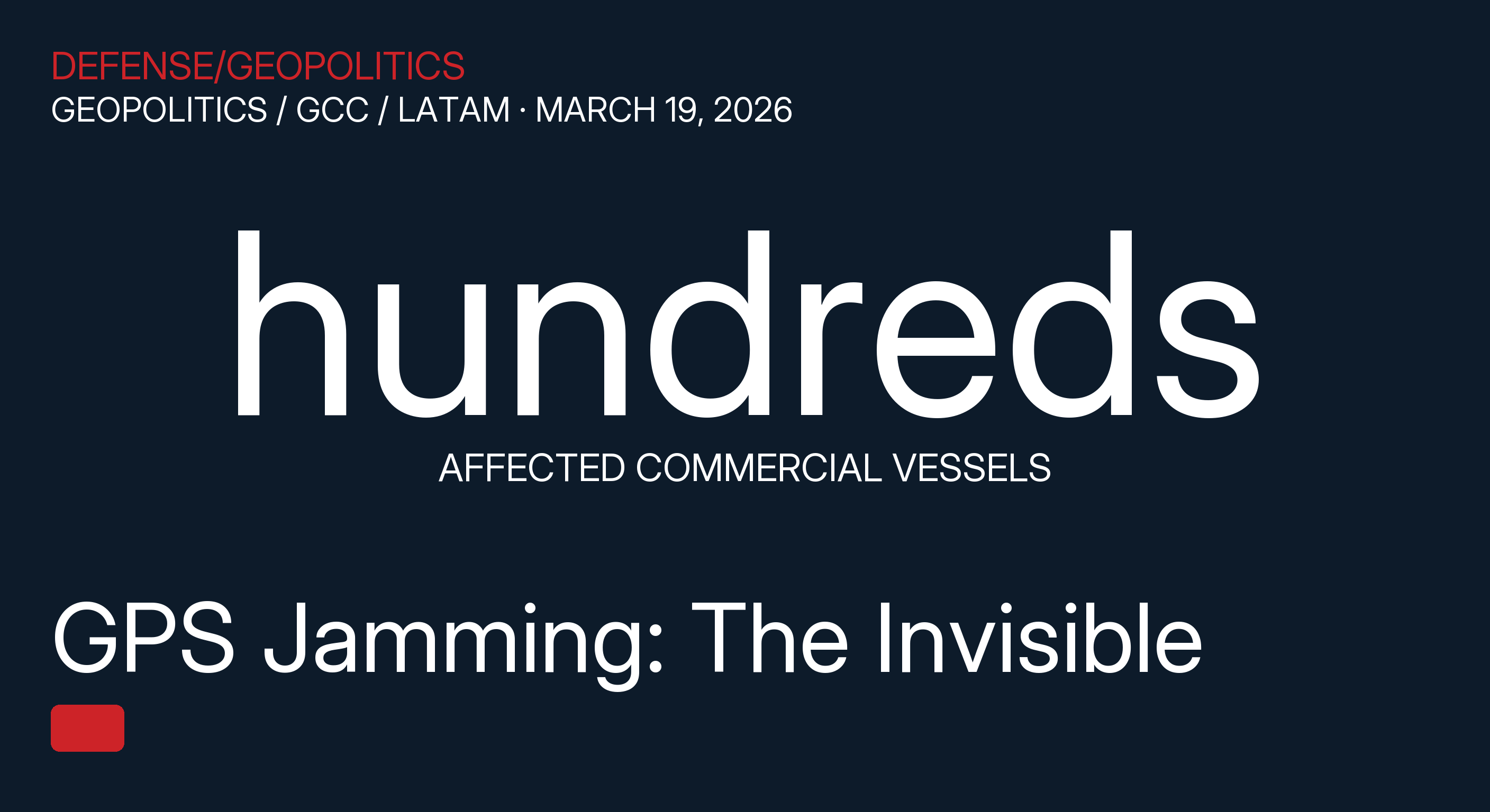 GPS jamming: The invisible battle in the Middle East