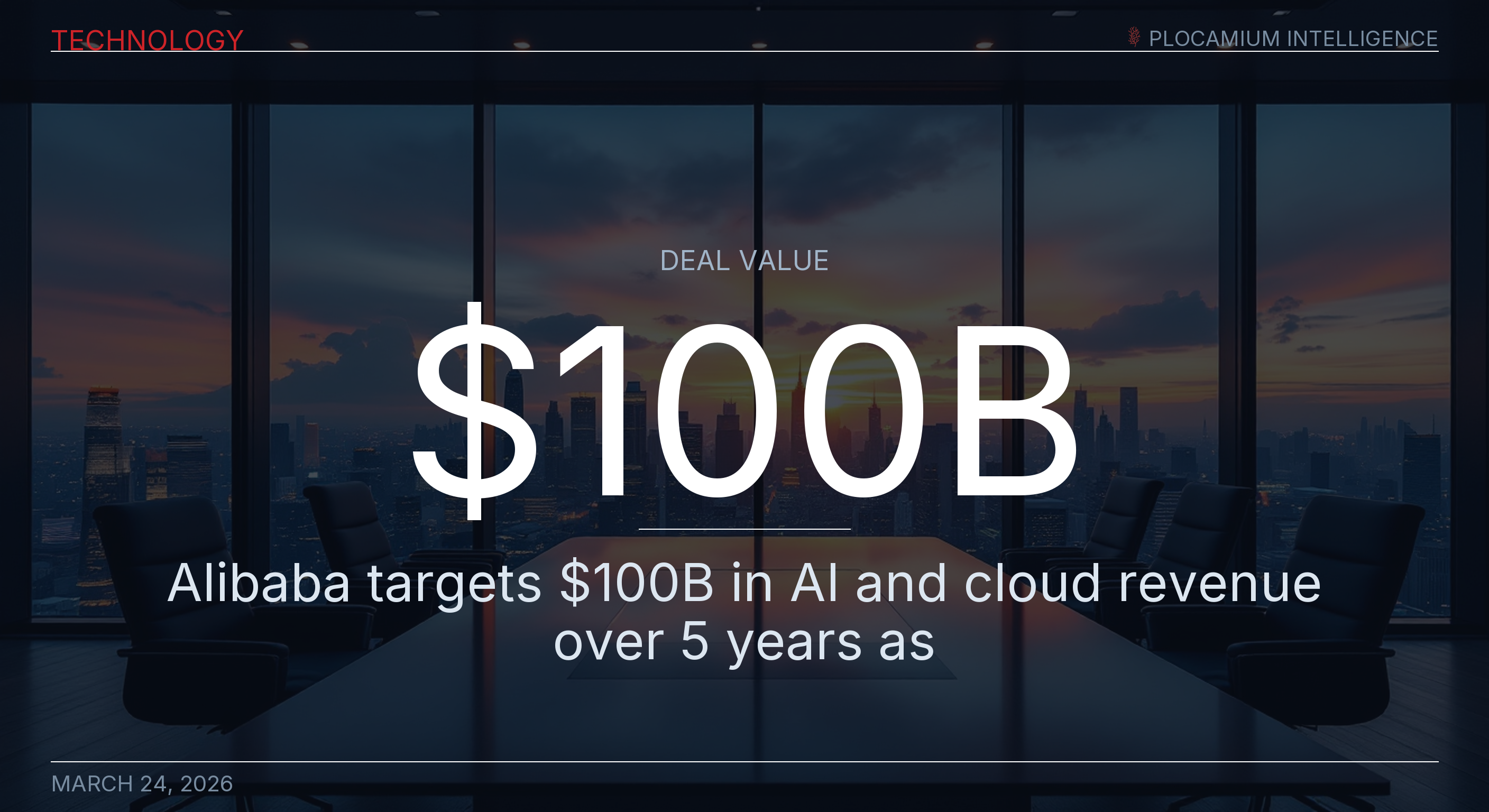 Alibaba Targets $100B in AI and Cloud Revenue Over 5 Years as Its Vision for the Agentic Era Comes Into Focus