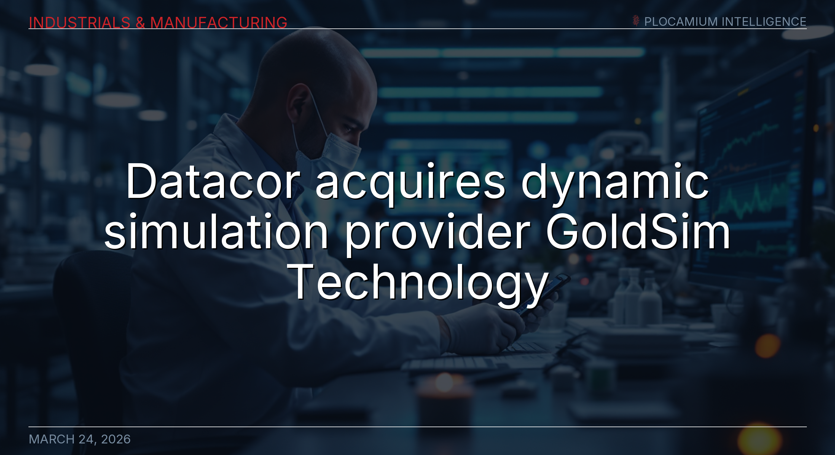 Datacor Acquires Dynamic Simulation Provider GoldSim Technology Group