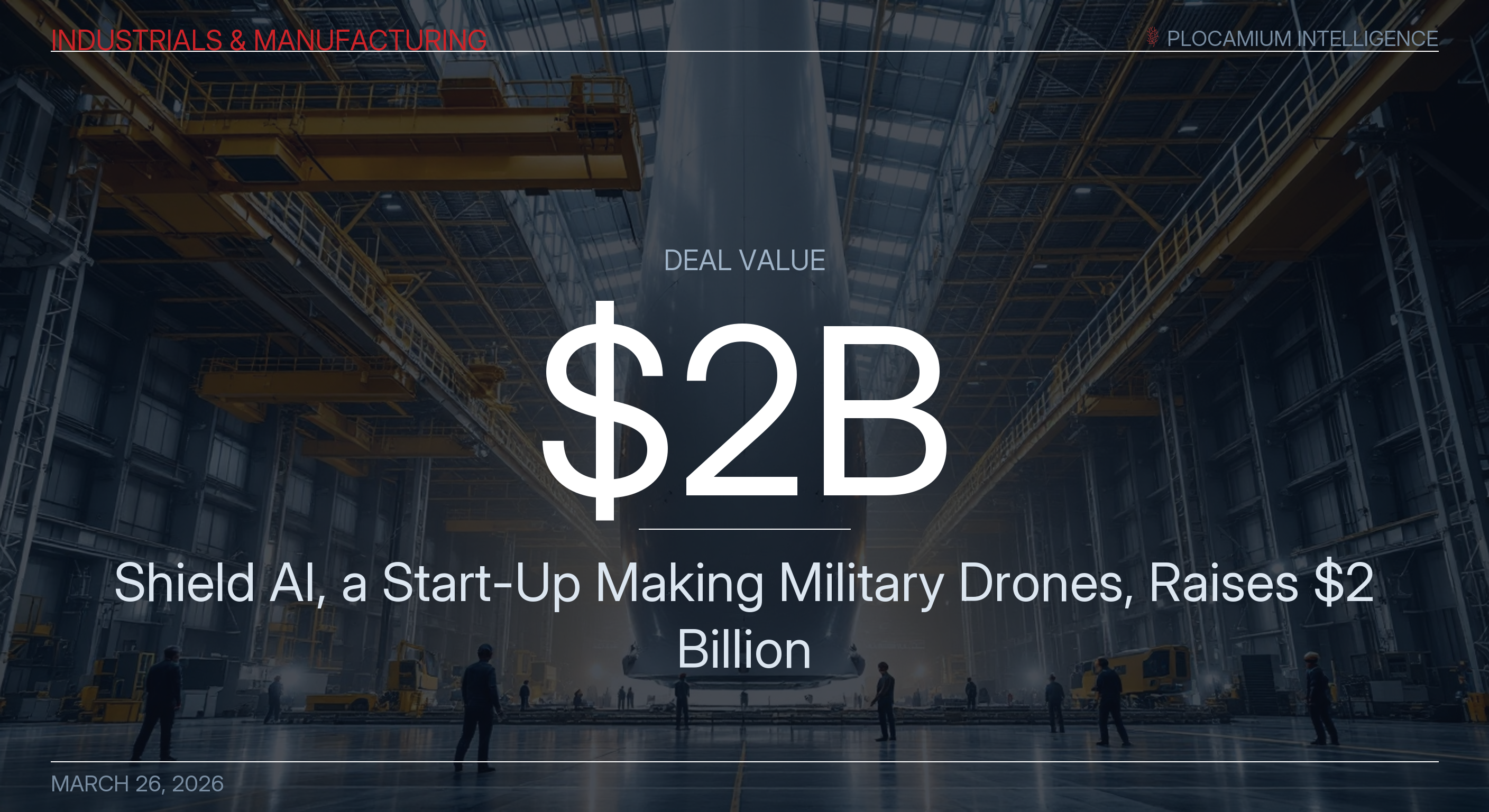 Shield AI, a Start-Up Making Military Drones, Raises $2 Billion