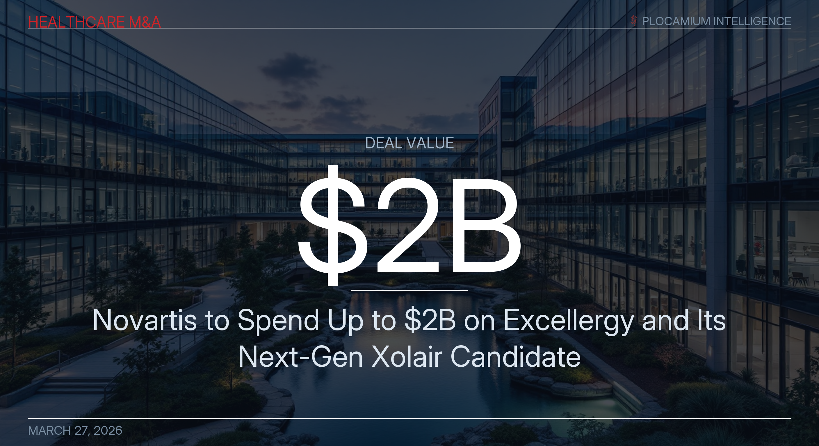 Novartis to Spend Up to $2B on Excellergy and Its Next-Gen Xolair Candidate