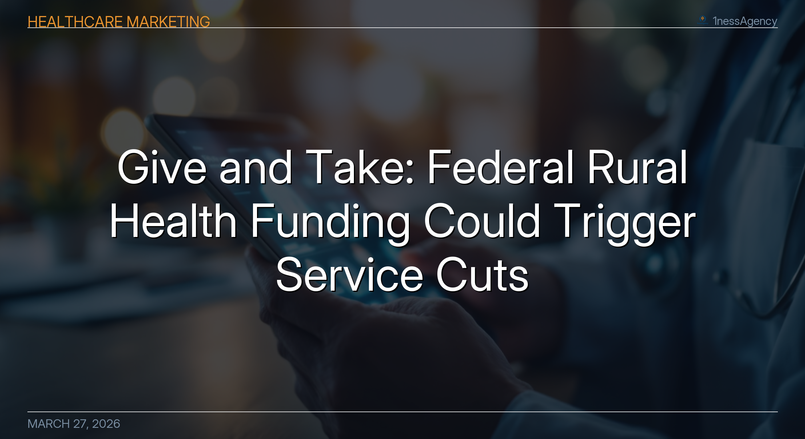 Give and Take: Federal Rural Health Funding Could Trigger Service Cuts
