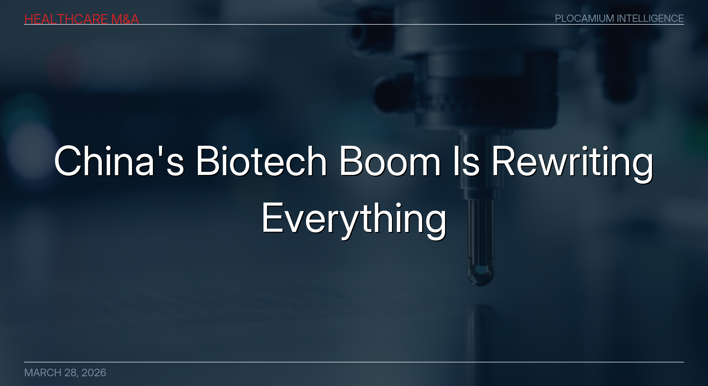 China's Biotech Boom Is Rewriting Everything