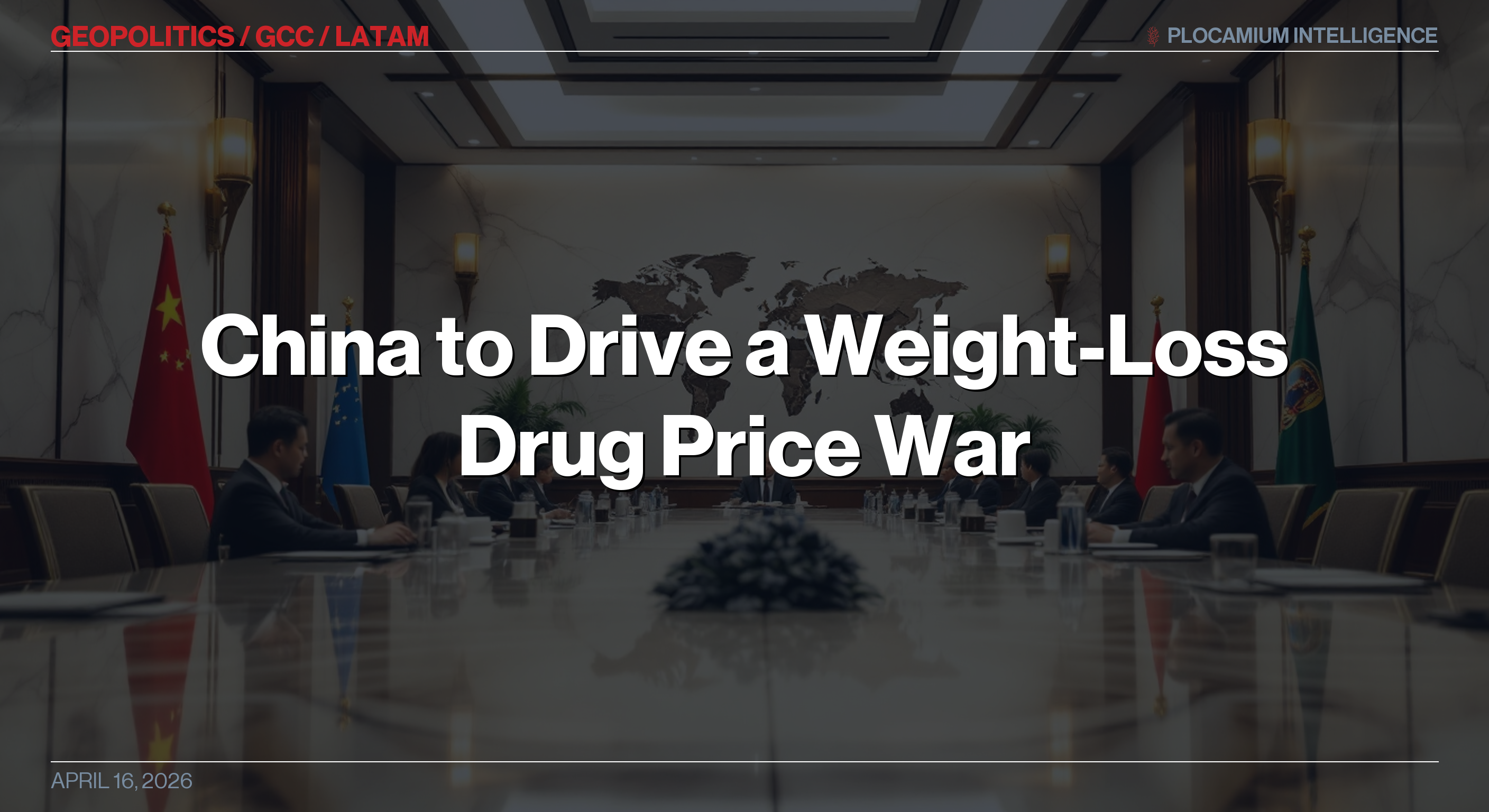 China to Drive a Weight-Loss Drug Price War